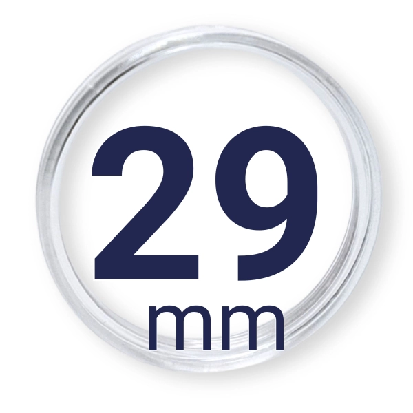 Kapsel na monetę - kapsuła 29mm LEUCHTTURM 1 szt