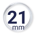 Kapsel na monetę - kapsuła 21mm LEUCHTTURM - 1szt
