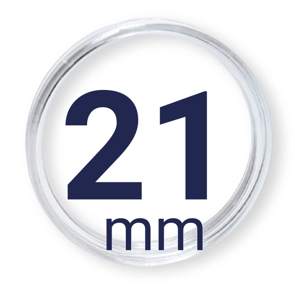 Kapsel na monetę - kapsuła 21mm LEUCHTTURM - 1szt