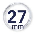 Kapsel na monetę - kapsuła 27mm  LEUCHTTURM - 1szt