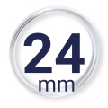 Kapsel na monetę - kapsuła  24mm LEUCHTTURM 1szt