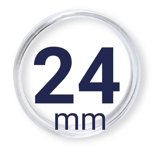Kapsel na monetę - kapsuła  24mm LEUCHTTURM 1szt