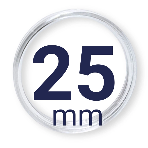 Kapsel na monetę - kapsuła  25mm LEUCHTTURM 1 szt