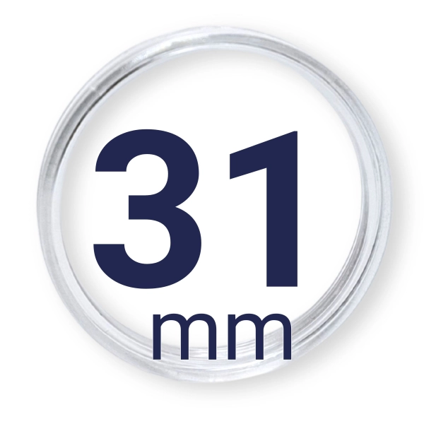 Kapsel na monetę - kapsuła  31mm LEUCHTTURM 1 szt
