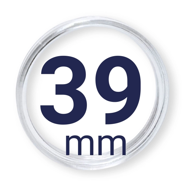 Kapsel na monetę - kapsuła 39mm LEUCHTTURM 1 szt