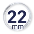 Kapsel na monetę - kapsuła 22mm LEUCHTTURM 1 szt