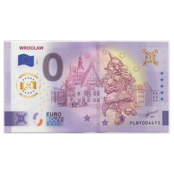 2025 banknot 0 euro - Wrocław Anniversary