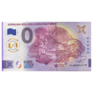 2025 banknot 0 euro - Szlak Świętej Warmii 10 Rocznica