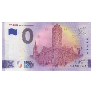2025 banknot 0 euro - Toruń Ratusz Staromiejski 