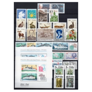 1986 Rocznik ** znaczki pocztowe + bloki czyste