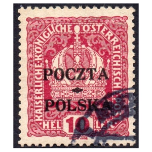 1919 Fi. 33 kasowany Wydanie krakowskie 10h gwarancja Schmutz