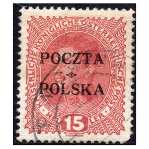 1919 Fi. 35 kasowany Wydanie krakowskie 15h gwarancja Schmutz