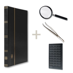 Zestaw startowy dla filatelisty II -  Leuchtturm - na prezent na początek kolekcji