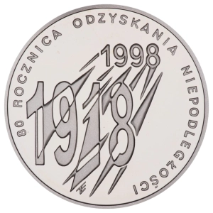 10 zł 1998 80. Rocznica Odzyskania Niepodległości