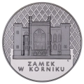 20 zł 1998 Zamek w Kórniku w slabie- srebrna moneta kolekcjonerska