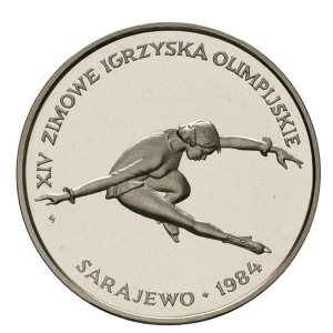 200 złotych - XIV Zimowe Igrzyska Olimpisjkie Sarajewo 1984 - 1984 rok
