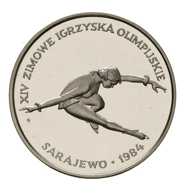 200 złotych - XIV Zimowe Igrzyska Olimpisjkie Sarajewo 1984 - 1984 rok