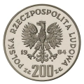 200 złotych - XIV Zimowe Igrzyska Olimpisjkie Sarajewo 1984 - 1984 rok