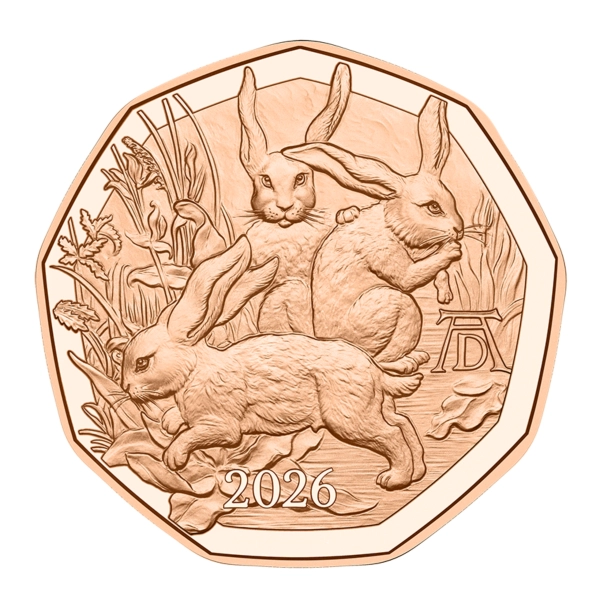 5 Euro 2026 Okolicznościowe - Króliki Miedź