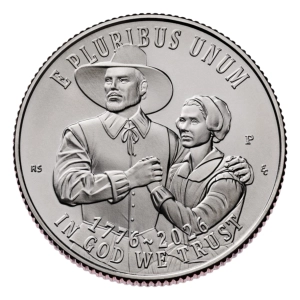 USA 25 centów 2026 250-lecie USA Mayflower p