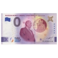 2026 banknot 0 euro - Muzeum Monet i Medali Jana Pawła II Gold - Częstochowa