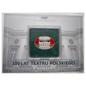 10 zł 2013 100 lat teatru polskiego w Warszawie w blistrze