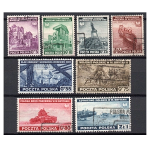 1941 Fi. A338 - H338 kasowane Wydanie emigracyjne I