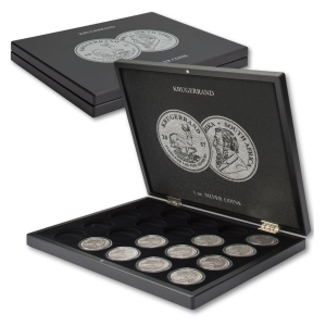 Kaseta na srebrne monety Krugerrand Leuchtturm 20 monet w kapslu