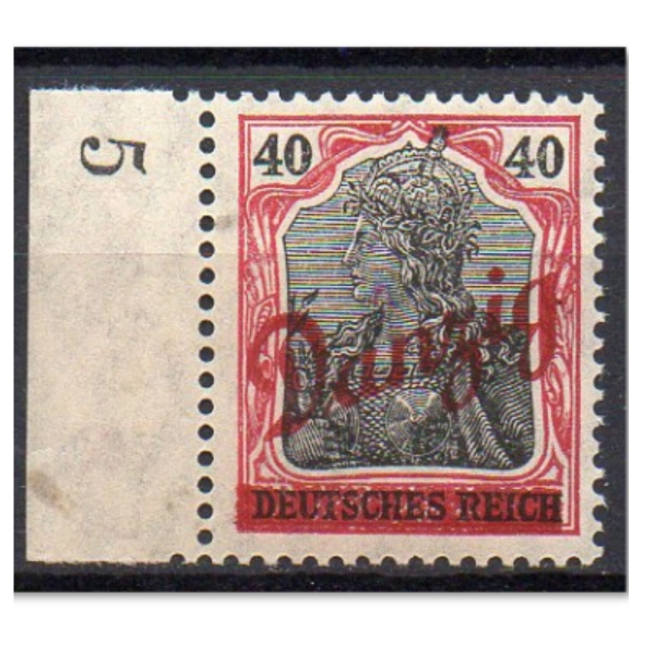 WMG 1920 Fi. 38 b ** Mały Innendienst znaczek pocztowy z marginesem