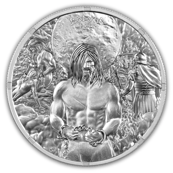 1 oz 2026 Bodvar Saga: Loss srebrna moneta bulionowa