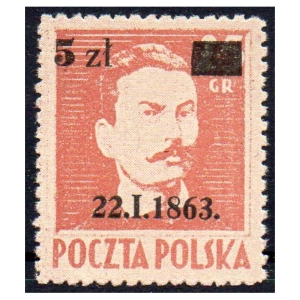 1945 Fi. 347da (*) Powstanie Styczniowe j.czerwobrązowy gwarancja Korszeń