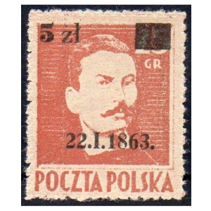 1945 Fi. 347e (*) Powstanie Styczniowe  różowobrązowy gwarancja Schmutz