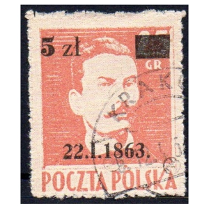 1944 Fi. 347 kasowany Powstanie Styczniowe Traugutt