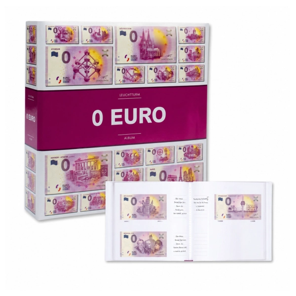 Album na 200 banknotów pamiątkowych 0 euro Leuchtturm - 0 Euro Souvenir