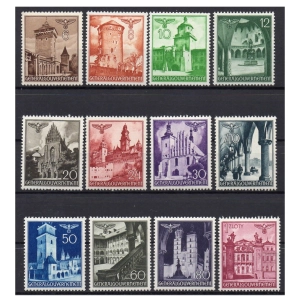 1940 Fi. GG 40-51 ** Zabytkowe budowle I seria znaczków