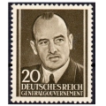 1943 Fi. GG AII ** Znaczek dywersyjny z portretem Franka - atest Korszeń