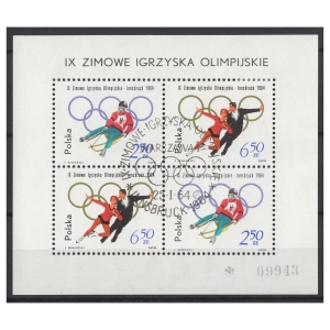 1964 Fi. blok 41 IO Innsbruck kasowany 