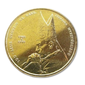 2 złote 2001 NG Kardynał Wyszyński moneta kolekcjonerska - zestaw 25 sztuk