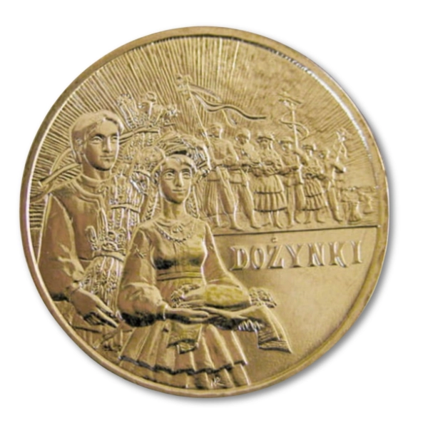 2 złote 2004 GN Dożynki monety kolekcjonerskie Nordic Gold - 25 szt