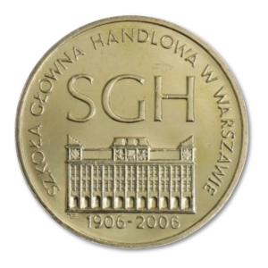 2 złote 2006 NG 100-lecie SGH w Warszawie monety kolekcjonerskie - 25 sztuk