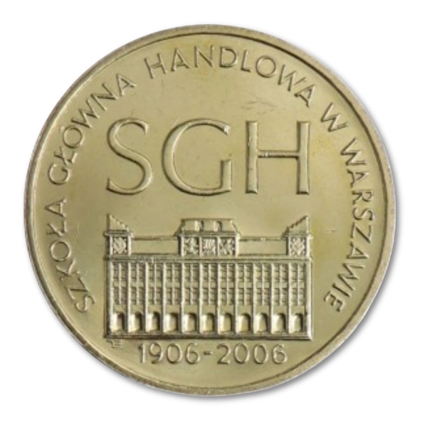 2 złote 2006 NG 100-lecie SGH w Warszawie monety kolekcjonerskie - 25 sztuk