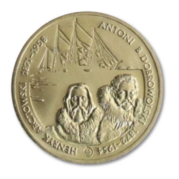 2 złote 2007 NG Arctowski i Dobrowolski monety kolekcjonerskie 25 sztuk
