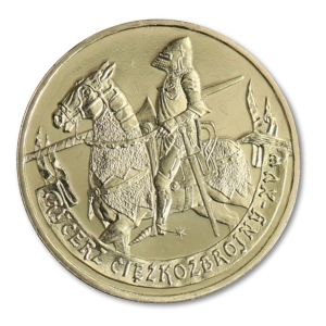 2 złote 2007 NG Rycerz Ciężkozbrojny XV w moneta kolekcjonerska - 25 sztuk