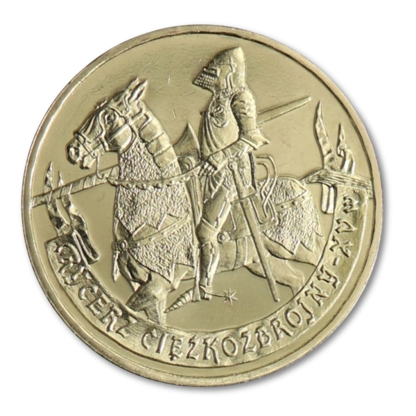 2 złote 2007 NG Rycerz Ciężkozbrojny XV w moneta kolekcjonerska - 25 sztuk