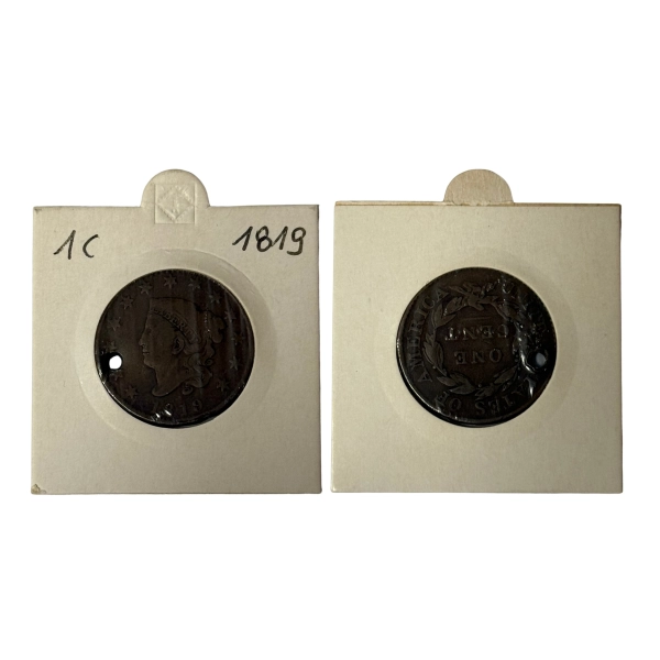 USA 1 cent 1819