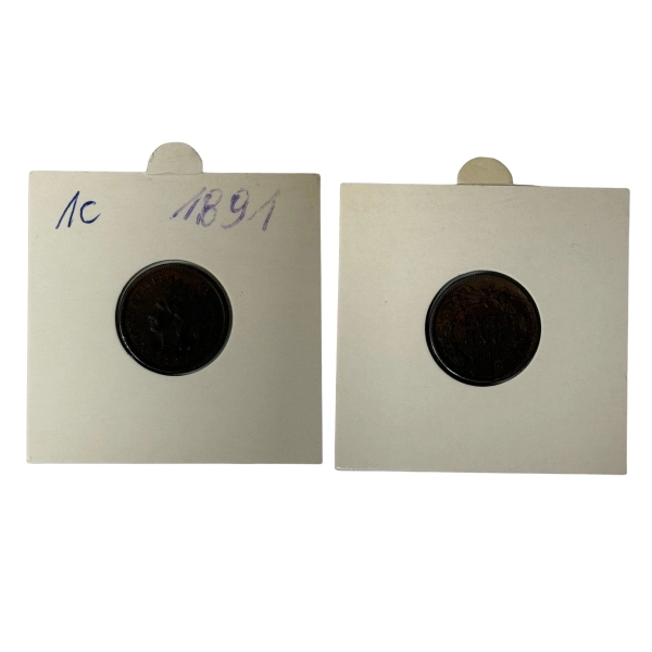 USA 1 cent 1891