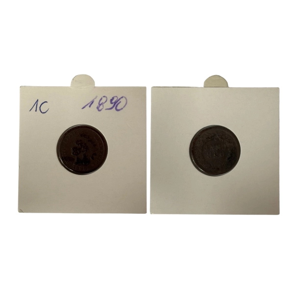 USA 1 cent 1890