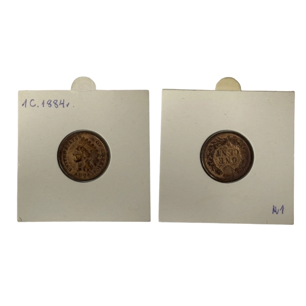 USA 1 cent 1884