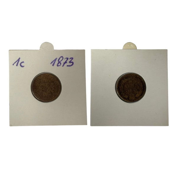 USA 1 cent 1873