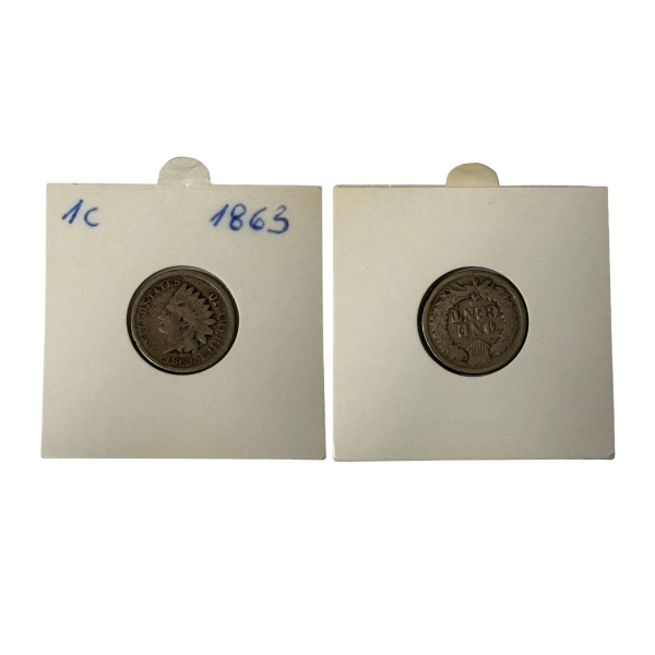 USA 1 cent 1863